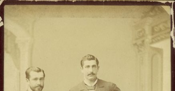 Pie de foto: Retrato de hombres, c. 1880.