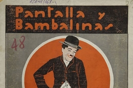  Pantalla y Bambalinas. Santiago, año 1, nº 1, enero de 1926.