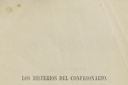 Los misterios del confesionario: novela de costumbres. Volumen II