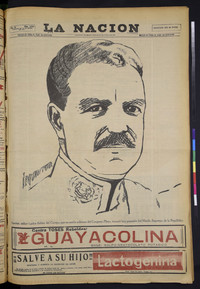 Portada de La Nación. Año XI, número 3840, 21 de julio de 1927