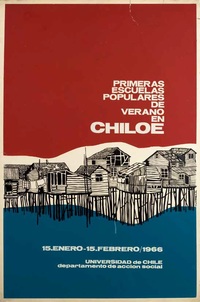 Primeras escuelas populares de verano en Chiloé, Vicente Larrea, 1966