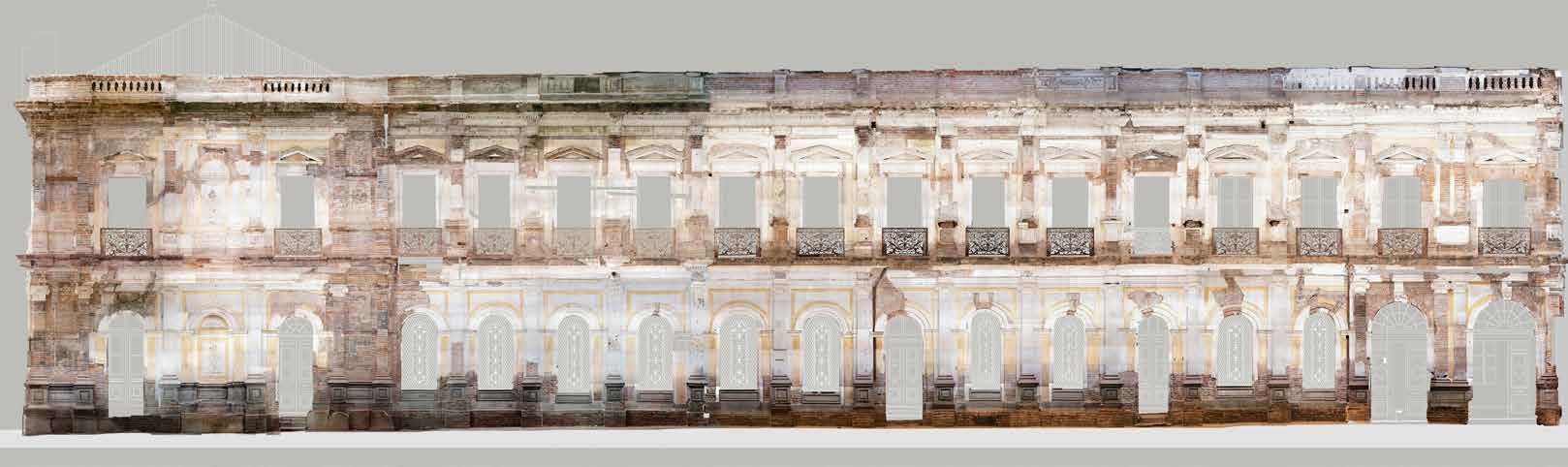 Cecilia Puga (jefe equipo), Paula Velasco y Alberto Moletto Arquitectos, Fotomontajes para la remodelación del Palacio Pereira, 2018