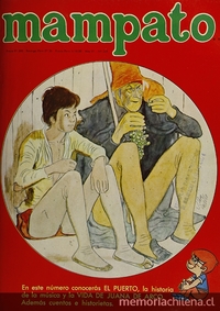 Portada con ilustración de Jorge Pérez Castillo, 1974.Mampato (229): 1, 12 de junio, 1974.