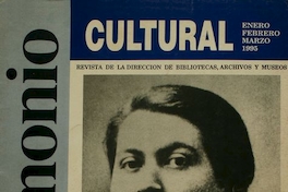 Portada de primer número de revista Patrimonio Cultural, 1995En: Patrimonio  Cultural (1): 1, enero-marzo, 1995.