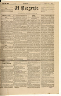 El Progreso. Año 9, número 2642, 11 septiembre 1851