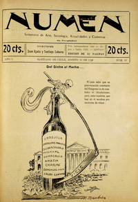 Numen. Año 1, número 18, 16 de agosto de 1919