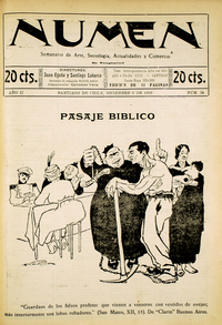 Numen. Año 2, número 34, 6 de diciembre de 1919