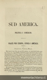 Sud América : tomo II, 24 de abril a 17 de julio de 1851