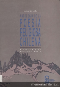 Portada de Antología de la poesía religiosa chilena