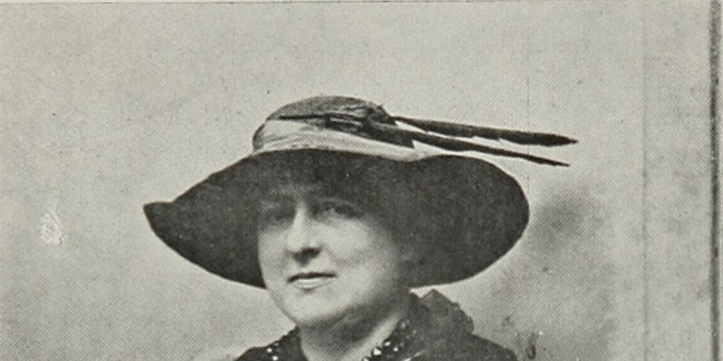 Doña Luisa Lynch de Gormaz, presidenta honoraria del Club de Señoras