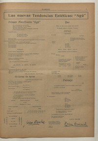 Primer manifiesto Agú (1920)