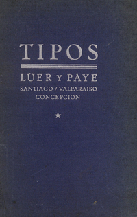 Catálogos y muestrarios de tipos (1920-1955)