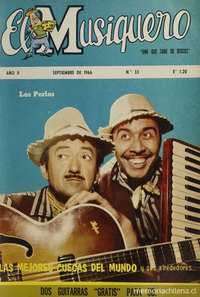 Portada de El Musiquero: número 33, septiembre 1966