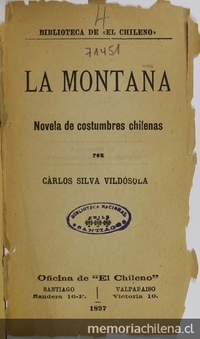 La montaña: novela de costumbres chilenas