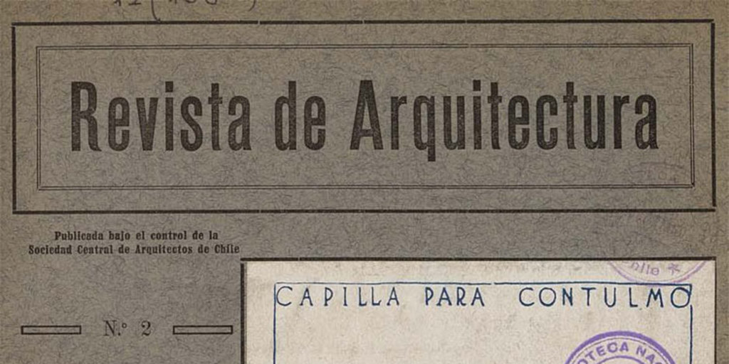 Revista de Arquitectura. Número 2, 1922