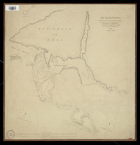Pie de imagen: Río Buta-Palena[mapa] :desde el mar hasta sus primeros rápidos