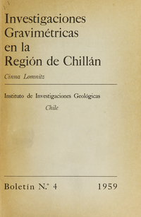 Investigaciones gravimétricas en la región de Chillán