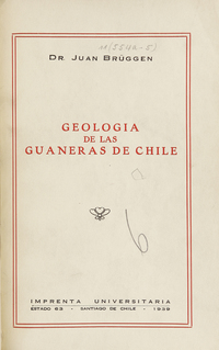 Geología de las guaneras de Chile