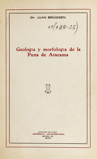 Geología y morfología de la Puna de Atacama.
