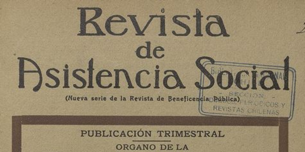 "Escuelas de Enfermeras", Revista de Asistencia Social, II, (1): 39-69, 1933.