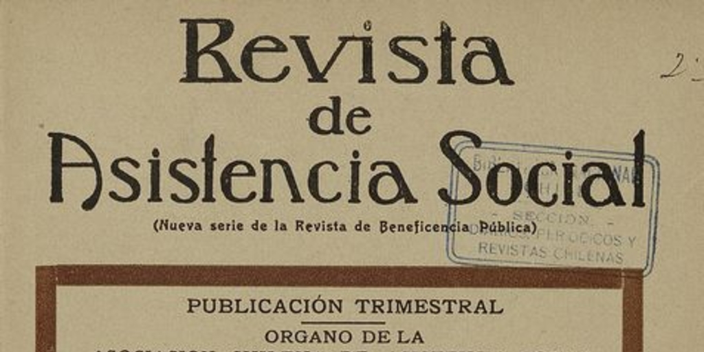 "Escuelas de Enfermeras", Revista de Asistencia Social, II, (1): 70-75, 1933.