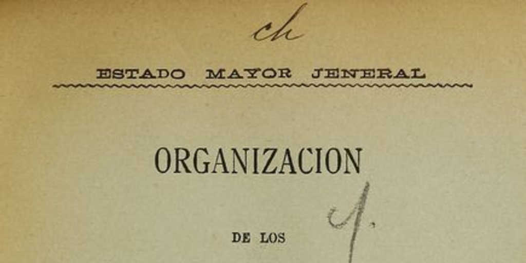 Organización de los servicios del ejército: (proyecto). Santiago: Imp. Nacional, 1899.