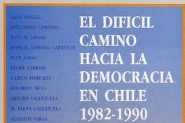 "Las mujeres en la transición democrática" en Paul Drake e Iván Jaksic (eds.). El difícil camino hacia la democracia en Chile 1982-1990. Santiago: Facultad Latinoamericana de Ciencias Sociales, 1993.