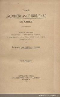 Las encomiendas de indígenas en Chile