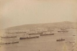 Vista general de la bahía de Valparaíso