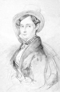Retrato de Carmen Arriagada, hacia 1834