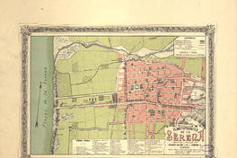Plano topográfico de La Serena, 1895