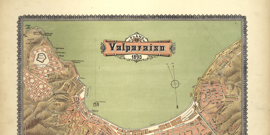Plano de Valparaíso, 1895