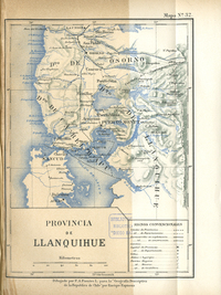 Provincia de Llanquihue, hacia 1885