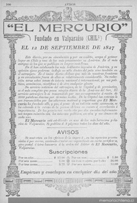 El Mercurio de Valparaíso, 1903