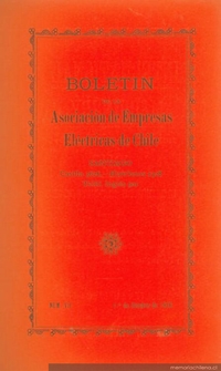 Boletín de la Asociación de Empresas Eléctricas de Chile : n° 7, 1 de octubre de 1916