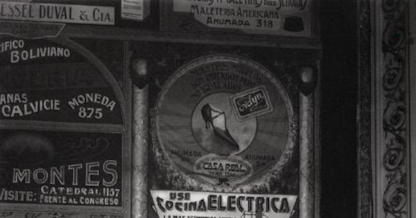 Publicidad de artefactos para el hogar, 1925