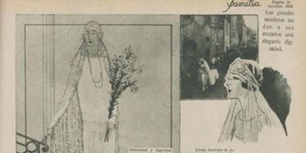 Trajes de novia, 1925