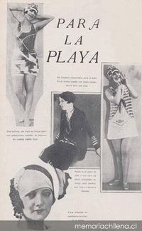 Moda para la playa, 1928