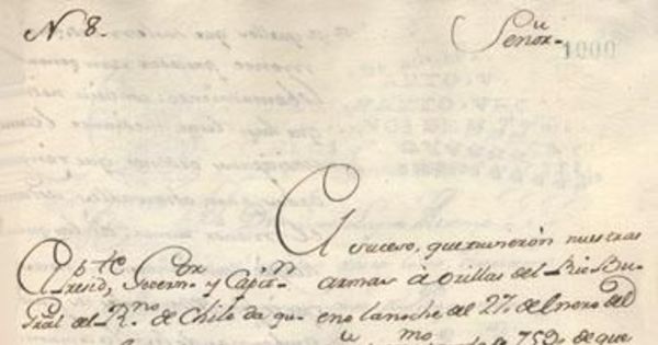 Carta del gobernador Manuel de Amat y Junient, 22 de abril de 1766