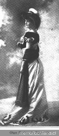 Olga Budge de Edwards, 1908