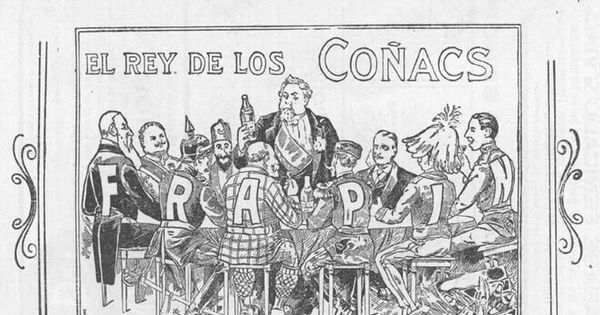 Aviso publicitario de Coñac, 1907