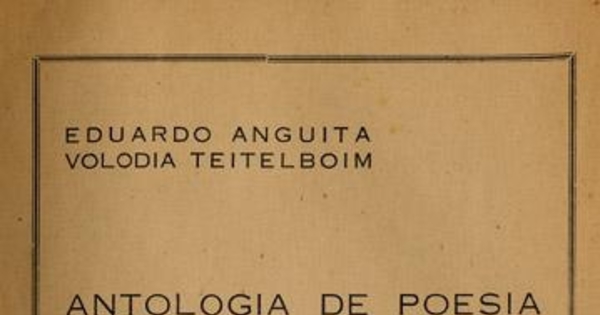 Antología de poesía chilena nueva