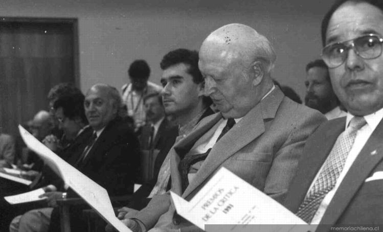 Ceremonia de entrega del Premio de la Crítica : Valparaíso, 1992