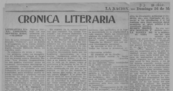 Literatura rara: Tableros, Revistas Dada - Madrid