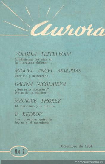 Aurora Nº 2, diciembre de 1954