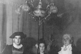 Fernando Debesa, Graciela Roepke y Pedro Mortheriu, fundadores del Teatro Ensayo de la Universidad Católica