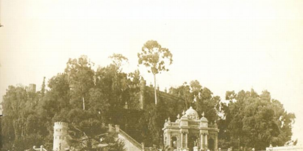 Cerro Santa Lucía hacia 1915