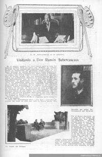 Visitando a Don Ramón Subercaseaux