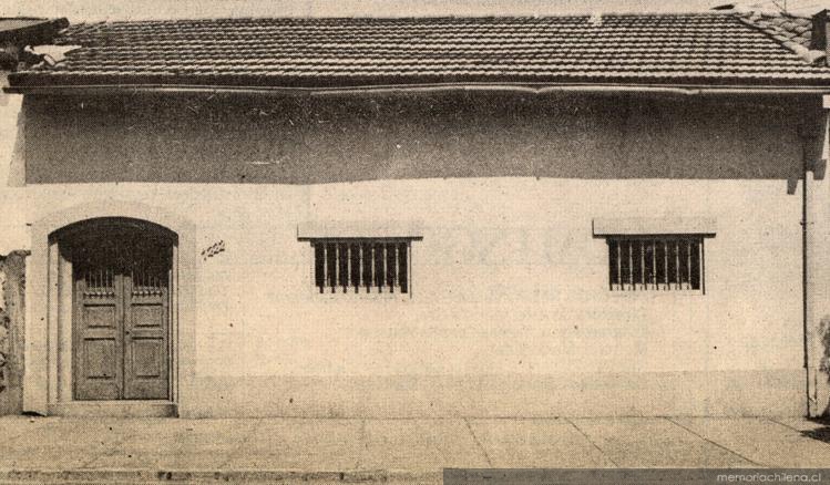 Casa que habitó Benjamín Subercaseaux en Santiago, calle Aconcagua Nº 1212