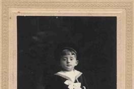 Roque Esteban Scarpa a los tres años de edad, Punta Arenas